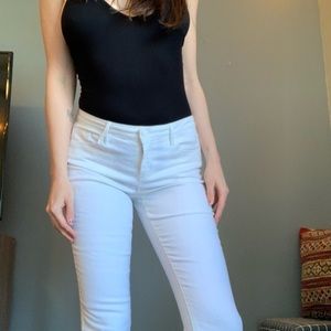 White Cropped Jeans